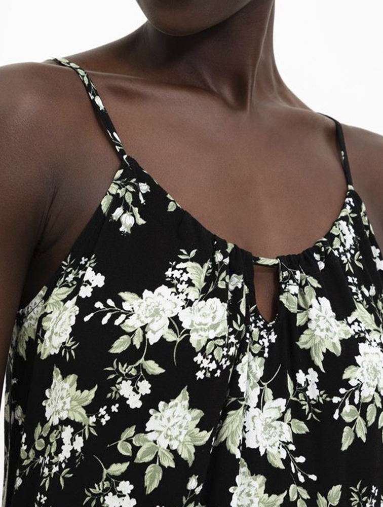 Shop Woolworths White Print Keyhole Halter Midi Dress for Women from